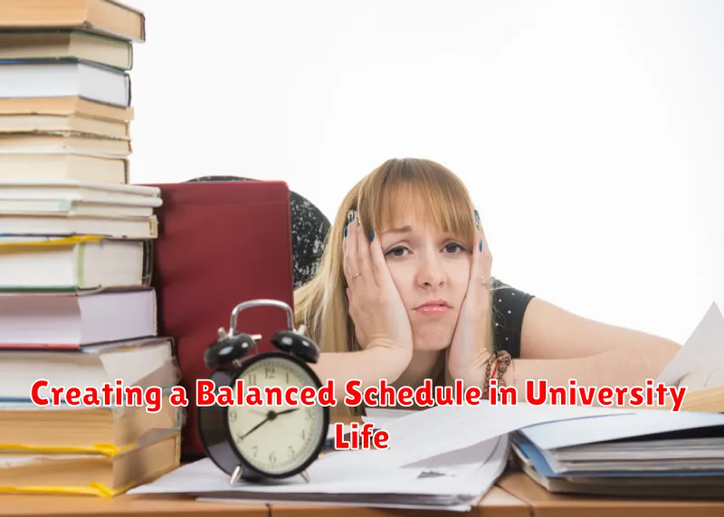 Creating a Balanced Schedule in University Life