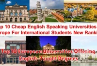 Top 10 European Universities Offering English-Taught Degrees